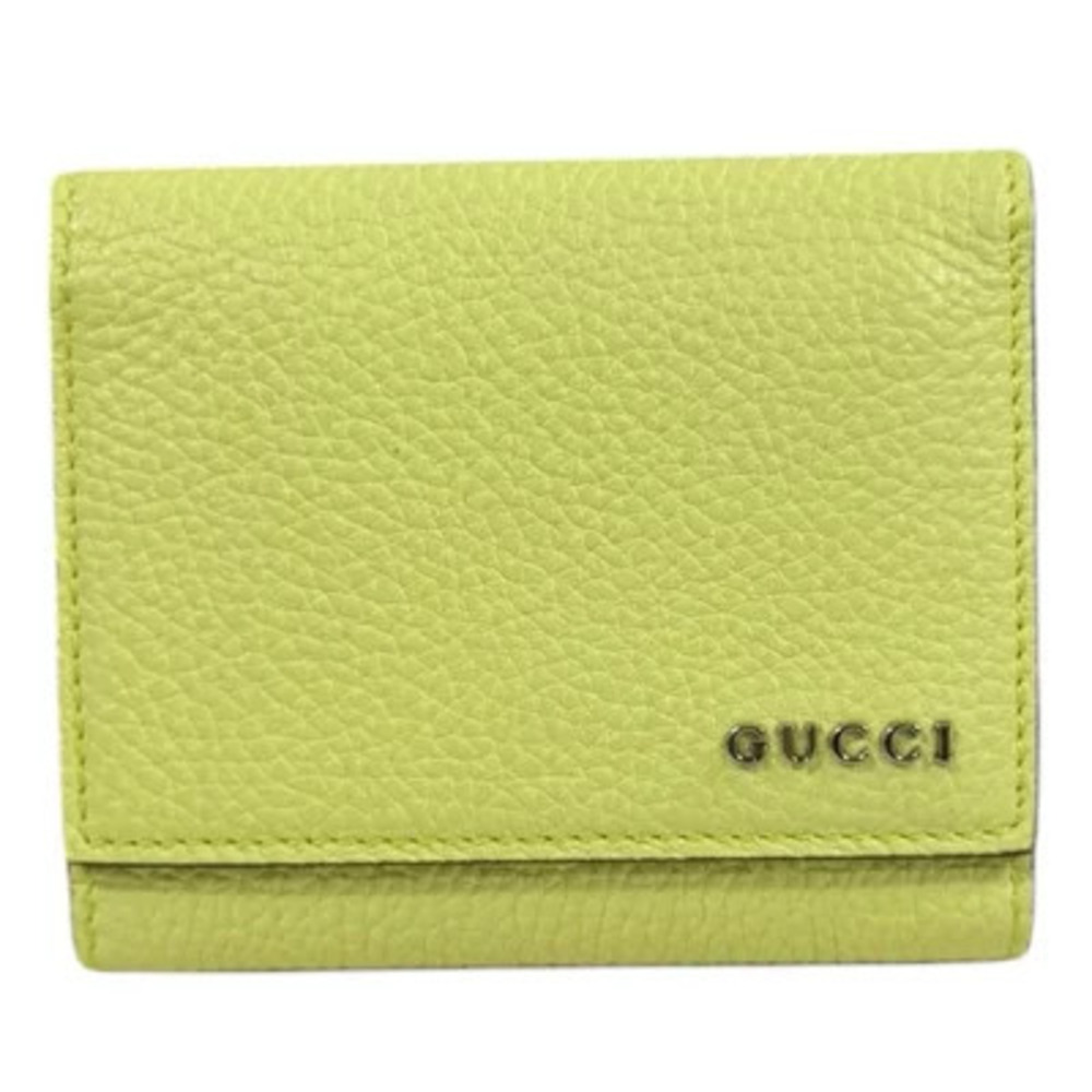 Gucci Tri fold Wallet Purse Leather